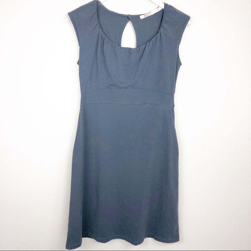 Athleta Slate Blue Midi Dress